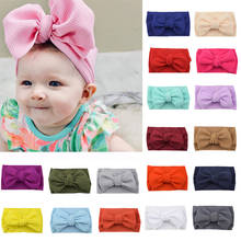 Baby headdress Newborn Toddler Baby Girls Head Wrap Bow Knot Turban Headband Hair Accessories 2024 - buy cheap