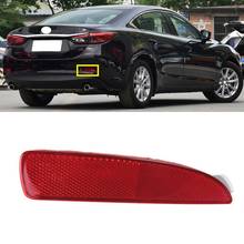 Yasong Rear bumper Fog light For Mazda 6 Atenza 2014 2015 2016 2017 2018 2019 2020 tail lamp light Reflector Brake Stop light 2024 - buy cheap