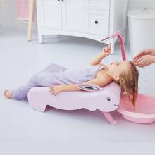 Silla de champú para niños, artefacto de champú para bebé, cama de champú impermeable, reclinable, plegable, gruesa y grande 2024 - compra barato