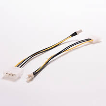 Hot 20cm 2PCS 4 Pin IDE to 3 Pin Computer CPU/Case Fan Power Connector Cable Adapter 2024 - buy cheap