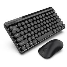 Teclado e mouse sem fio l100, kit 2.4g multimídia, combo para notebook, laptop, desktop, computador 2024 - compre barato