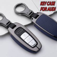 Funda de llave de coche, soporte para Audi A4, A5, S4, S5, B9, 8W, Q7, 4M, Q5, TT, TTS, RS, A4L, A6L, Q5, A8, A5/A7, S5/S7, Q8, D5, C6, A7, R8, A1, A3 2024 - compra barato