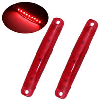 2PCS LED Lights For Trailer LED Truck 24v  9 SMD LED Auto Car Bus Truck Side Marker Lights Red 2024 - buy cheap