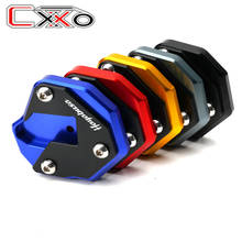 Suporte lateral para suzuki hayabusa gsx1300r, mais vendidos, com logo, suporte lateral, extensão, 1300 2024 - compre barato