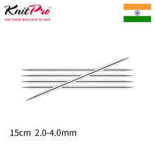 Knitpro Nova-aguja de tejer de doble punta, de Metal, 15 cm 2024 - compra barato