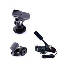 Brand New and High Quality 1 PC Microphone Clip Stand 19mm Plastic Mic Microphone Holder Clip with Hot Shoe For DSLR Camera 2024 - buy cheap