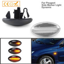 Luz Led de posición lateral para coche, intermitente dinámico para Peugeot 1007, 107, 206, 207, 307, 407, Partner Expert, 2 uds. 2024 - compra barato