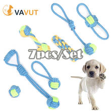 French Bulldog Toy for Dogs Gnawing of Small Large Breeds Educationl Chew Interative Dog Rope Toy Ball ToothBrush Player 2024 - buy cheap