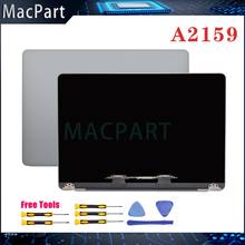 Оригинальный Новый ЖК-дисплей для ноутбука в сборе серый серебристый цвет для Macbook Pro Retina 13 "A2159 EMC 3301 2019 год 2024 - купить недорого