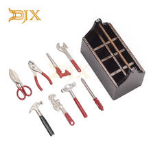 DJX 8PCS Mini Repair Toolbox for 1:10 RC Crawler Car Axial SCX10 Tamiya Traxxas TRX4 CC01 D90 D110 TF2 2024 - buy cheap