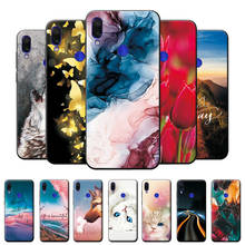For Redmi 7 Case Bumper 6.26 inch Soft TPU Silicone Cover For Redmi 7 Flower Leaf Cool Fashion Pattern Back Cover For Redmi 7 2024 - buy cheap