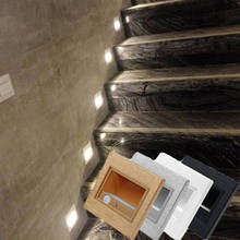 New PIR Motion Intelligent Lamp Indoor Lighting Embedded Wall Light Led Censor Stair Light Kitchen Lamp Step Corridor Bathroom 2024 - buy cheap