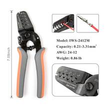 IWS-2412M/IWS-2820M Crimping Tools for JAM Molex Tyco JST Terminal and Connector Multi-function wire Stripper Cable Cutter plier 2024 - buy cheap