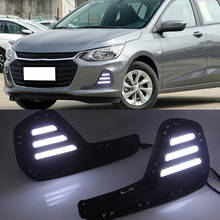 Car Flashing 1 Pair Car LED DRL Daytime Running Lights Turn Signal Fog Lamp Cover Car Styling For Chevrolet Cavalier 2020 2021 2024 - buy cheap