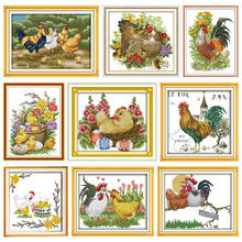 The Big Cock Counted Fabric Joy Sunday Embroidery Needlework Cross Stitch Kit Stamped Thread Gift DMC 11CT 14CT Print Craft Sets 2024 - buy cheap