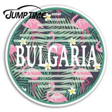 Jump Time виниловая наклейка в Болгарию s Tropical Fun наклейка для ноутбука багажная наклейка для грузовика оконная автомобильная пленка автомобильные аксессуары 2024 - купить недорого