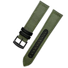 Outdoor sports nylon watchband for S-EIKO SRPC31J1 SSC295J1 men's watch canvas strap 20mm 21mm 22mm black armygreen wristband 2024 - buy cheap