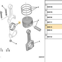 Baificar-rodamiento de biela para coche, accesorio para Peugeot 060643, 060644, 206, 207, 307, 308, Citroen C2, 408, nuevo 2024 - compra barato