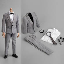 Zytoys-conjunto de roupa masculina cinza, 12 polegadas, em estoque, acessórios para homens, figura de ação 2024 - compre barato