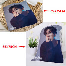 35x35cm,35x75cm Custom KPOP Super Junior Lee Hyuk Jae Printed Square Towels Microfiber Absorbent Drying Bath Towels Washcloth 2024 - buy cheap