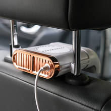 Mini ventilador silencioso plegable USB para asiento trasero de coche, Enfriador de aire portátil, ventilador de escritorio para oficina, tres grados de velocidad del viento 2024 - compra barato