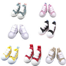 3,5 см мини обувь для куклы Blythe, парусиновая обувь разных цветов 1/8, кроссовки для кукол KPOP EXO BJD Аксессуары 8 пар/лот 2024 - купить недорого