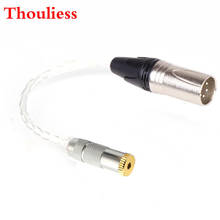 Thoulies-Adaptador de Audio HIFI 7N de 2,5mm, adaptador de Audio XLR de 2,5mm a hembra equilibrada de 4 pines 2024 - compra barato