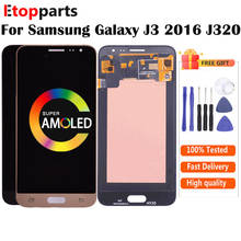 AMOLED For Samsung Galaxy J3 2016 Display J320 J320A J320F J320P J320M J320Y J320FN LCD Screen + Touch Screen Digitizer Assembly 2024 - buy cheap