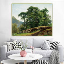 Cuadro sobre lienzo de arte estético para decoración del hogar, póster sobre lienzo con imagen de bosque de haya en Suiza, para decoración del hogar 2024 - compra barato
