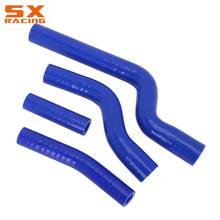 Motorcycle Blue Water Pipe Silicone Radiator Coolant Hose For YAMAHA YZF250 YZF 250 2007 2008 2009 Dirt Bike 2024 - buy cheap