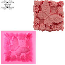 3D butterfly silica gel mold DIY handicraft soap mold food grade chocolate fudge Kitchen Baking tool 2024 - buy cheap