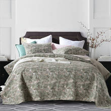 CHAUSUB-colcha de algodón para cama, Juego de 3 fundas de almohada acolchadas, tamaño Queen, Reversible 2024 - compra barato