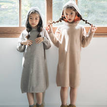 2020 nova camisola do miúdo vestido de bebê vestido de princesa menina vestido de outono crianças vestido de cabelo de coelho núcleo fio girado camisola da criança, #3469 2024 - compre barato