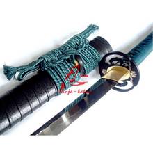 claying tempered battle ready katana shobu zukuri kissaki blade sharpend sword 2024 - купить недорого