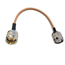 5 piezas UHF PL259 macho a TNC macho conector RF RG142 Cable Coaxial 15/20/30/50cm 1/2/3m 2024 - compra barato