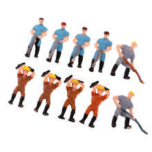 1/75 Worker Action Figure Figurine Model Toys HO for Train Railway Accessory 2024 - buy cheap