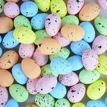 20pcs Painted Foam Eggs Birds Chicken Pigeon Eggs Happy Easter Decoration Egg Props Easter Party Supplies Kids Toy Festival 2021 2024 - buy cheap