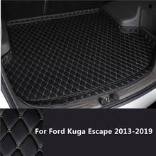 Estera de maletero de coche de lado alto para Ford Kuga Escape (2013-2019) 2013 2014 2015-2018, estilo de coche hecho a medida, revestimiento de carga 2024 - compra barato