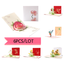 3D Pop Up Card Love Pop Up Greeting Cards Flower Basket 3D Greeting Cards for Birthday Mothers Day Fathers Day Thinking of You 2024 - buy cheap