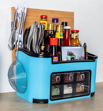 Estante de cocina multifuncional para el hogar, caja de condimentos, juego de botellas, combinación de cuchillo, tarro de condimentos 2024 - compra barato