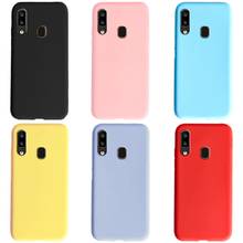 Funda de silicona Tpu para Samsung Galaxy A20, 6,4 pulgadas, Color caramelo, A20, A205, A205F, SM-A205F 2024 - compra barato