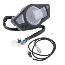 12V Universal Motorbike Tachometer Blue LCD Backlight Speedometer Odometer Motorcycle Instrument Panel for Motorcycle 2024 - buy cheap