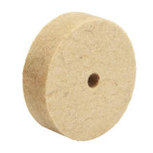Disco pulidor redondo para pulir madera y Metal, herramienta rotativa de pulido de fieltro de lana, 75/100mm 2024 - compra barato