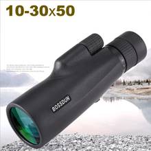 10-30×50 Powerful Monocular Long Range Zoom Pocket Spotting Telescope Eyeglass For Hunting Camping Tourism Children Telescope 2024 - buy cheap