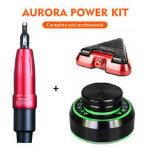 Professional Tattoo Set Matching Rocket Second Generation Rotating Motor Tattoo Pen Aurora I Power Supply Triangle Pedal Supply 2024 - buy cheap