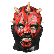 Star Mask Cosplay Darth Maul Latex Mask Cosplay Wars The Phantom Menace Merry Party Masks Prop 2024 - buy cheap