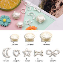 20pcs Charm White Shell Pearl 3D Nail Art Decorations Fashion Jewelry DIY Ornament Manicure Design Accessories 2024 - buy cheap