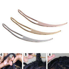 Dreadlocks-ganchos de ganchillo para extensión de cabello, herramientas para peluca trenzada, estilo de cabello africano, aguja de enclavamiento 2024 - compra barato