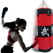 Saco de boxeo pesado de 40kg, bolsa de arena de lona gruesa, conjunto de boxeo para interiores, Muay Thai, entrenamiento 2024 - compra barato
