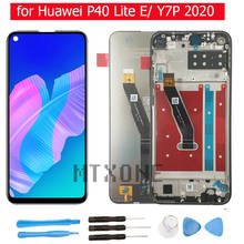 for Huawei P40 Lite E/ Y7P 2020 LCD Display Frame Touch Screen Digitizer Assembly LCD Display TouchScreen Repair Spare Parts 2024 - buy cheap